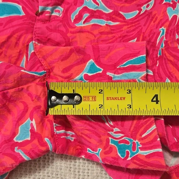 Lilly Pulitzer shorts size 8 pink blue EUC - Picture 8 of 10